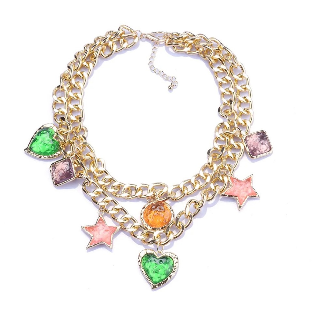 Chunky choker necklace